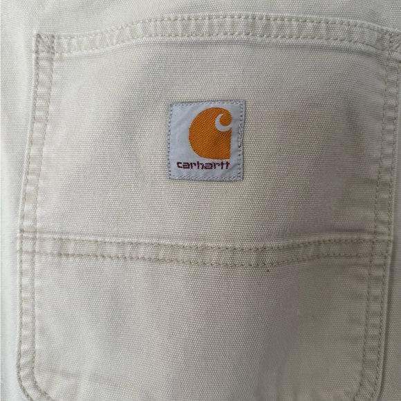 Carhartt Men's Tan Flat-Front Work Cargo Shorts - Picture 4 of 9